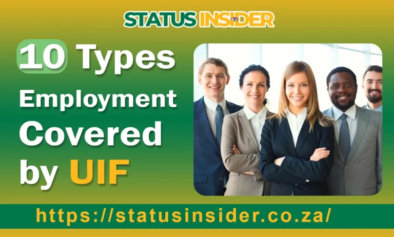 10 Types of Employment Covered by UIF