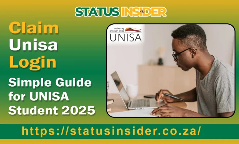 Claim Unisa Login | Simple Guide for UNISA Student 2024/2025