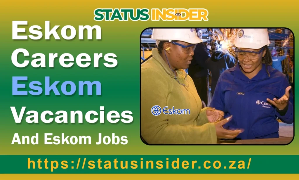 Eskom Careers, Eskom Vacancies and Eskom Jobs