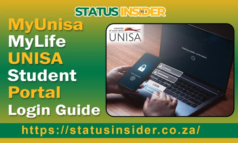 MyUnisa MyLife | UNISA Student Portal Login 2025